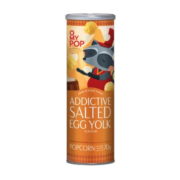 OMYPOP popcorn 70g sós tojássárga