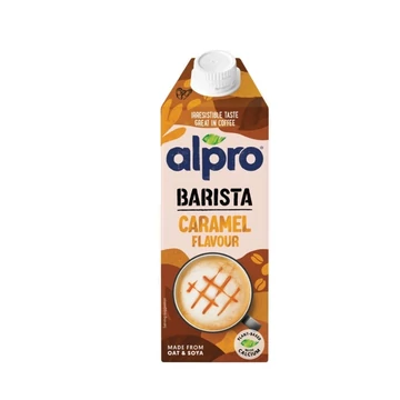 Alpro Barista karamell ízű zab- és szójaital 1L