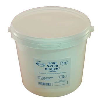Eger natúr joghurt 5L vödrös  Ft/liter