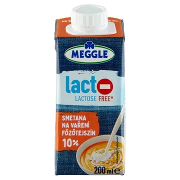 Meggle LAKTÓZMENTES -- főzőtejszín 10% 200ml