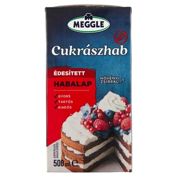 Meggle cukrászati habalap 25% 500ml