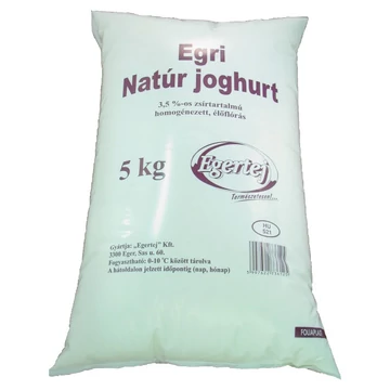 Eger natúr joghurt 5L zacskós