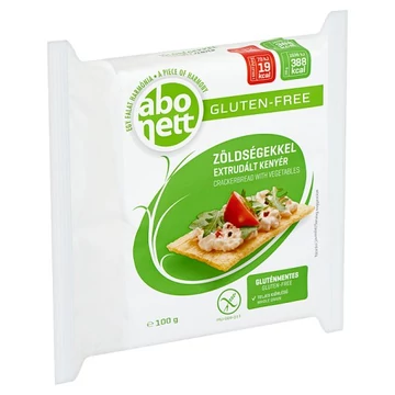 Abonett ext.kenyér gluténmentes 100g zöldséggel
