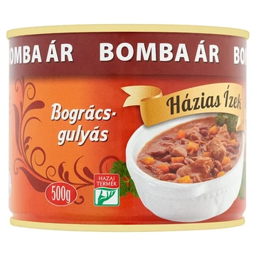 Házias ízek bográcsgulyás 500g BOMBA ÁR