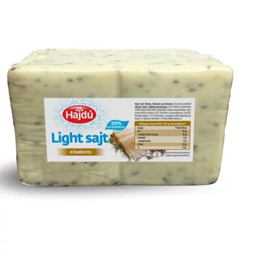 Kőröstej Hajdú LIGHT köményes sajt ~1,5kg 