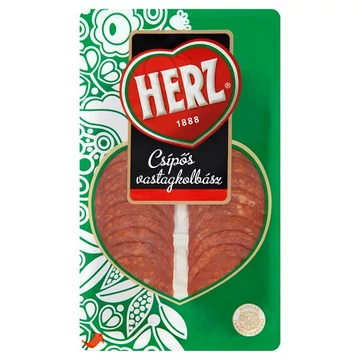 Herz vastagkolbász szel. 70g csípős