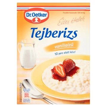 Dr. Oetker tejberizs alappor 125g vanília