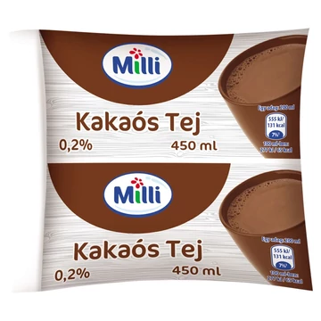 Milli féltartós kakaóital 450ml poly