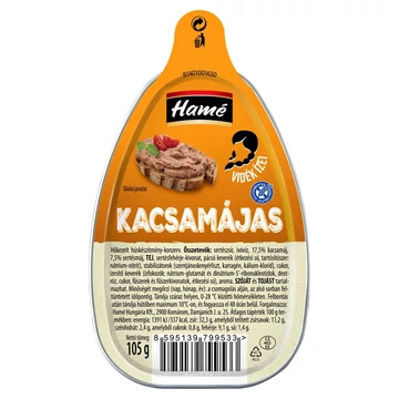 Hamé kacsamájas 105g