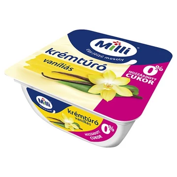Milli krémtúró 90g 0% vanília