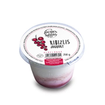 Cserpes joghurt 250g piros ribizli