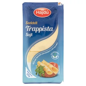 Kőröstej Hajdúsági trappista sajt szel. 125g