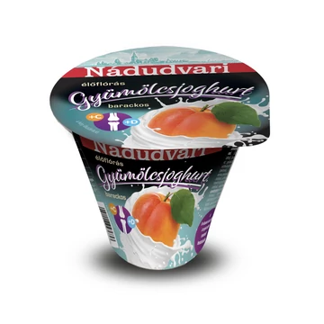 Nádudvari gyümölcsjoghurt 125g barackos