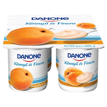 Danone Könnyű & Finom joghurt 4x125g barack