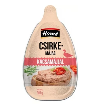 Hamé csirkemájas kacsamájjal 105g