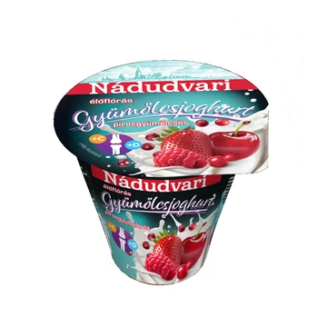 Nádudvari gyümölcsjoghurt 125g piros gyümölcsös