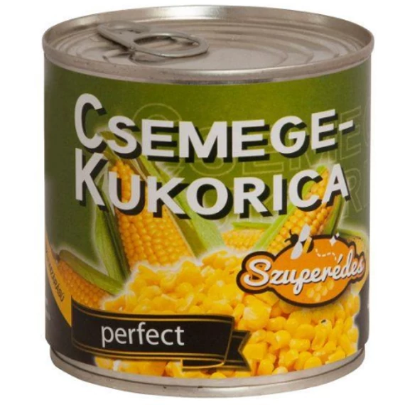 Konzerv csemege kukorica 340/285g Globetti szuperédes