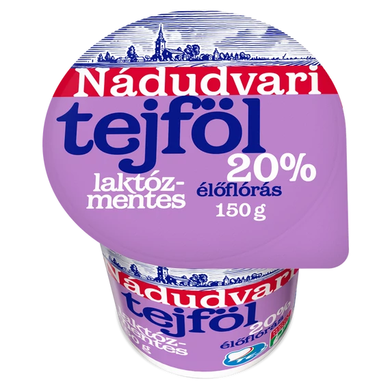 Nádudvari tejföl 20% 150g LAKTÓZMENTES