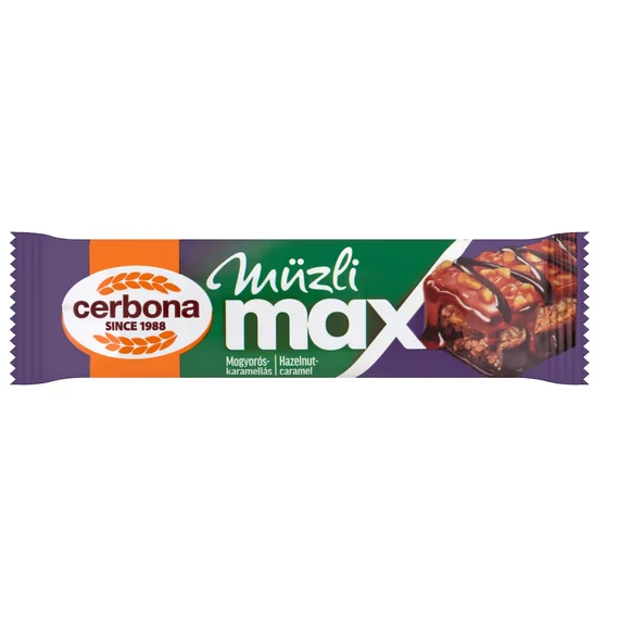 Akciós Cerbona Max mogy.-karamellás müzliszelet 30g (09.24.)