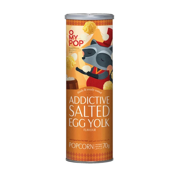 OMYPOP popcorn 70g sós tojássárga