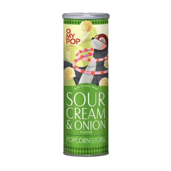 OMYPOP popcorn 70g tejfölös-hagymás