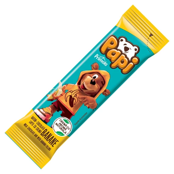 PAPI csokoládészelet 26,8g banános