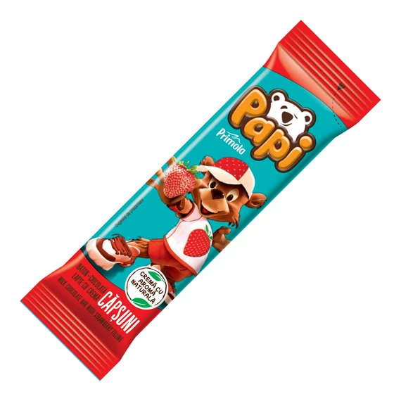 PAPI csokoládészelet 26,8g epres