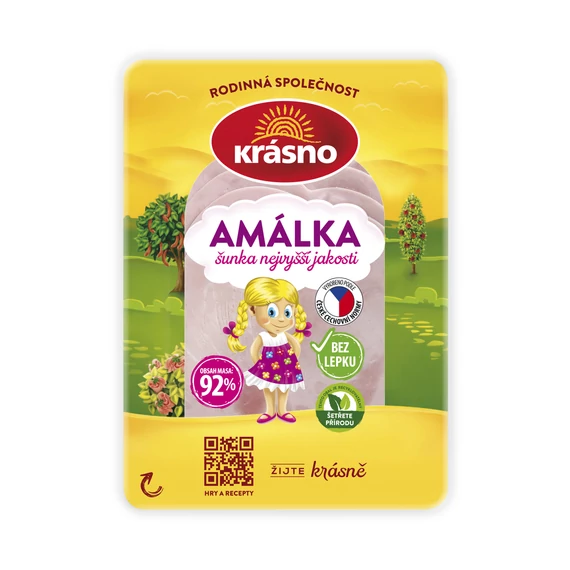 Krásno Amálka PRÉMIUM sonka szeletelt 100g