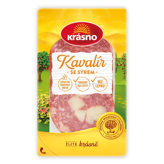 Krásno gavallér sajttal, szeletelt 76g