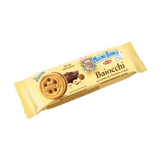 Mulino Bianco Baiocchi keksz 28gr mogyorós