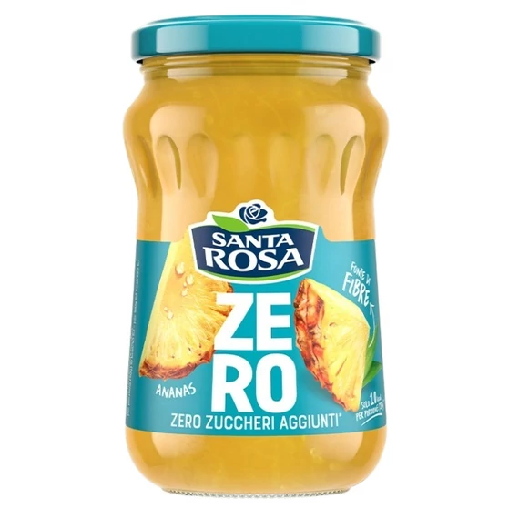 Santa Rosa lekvár 300gr ananász 0% cukor