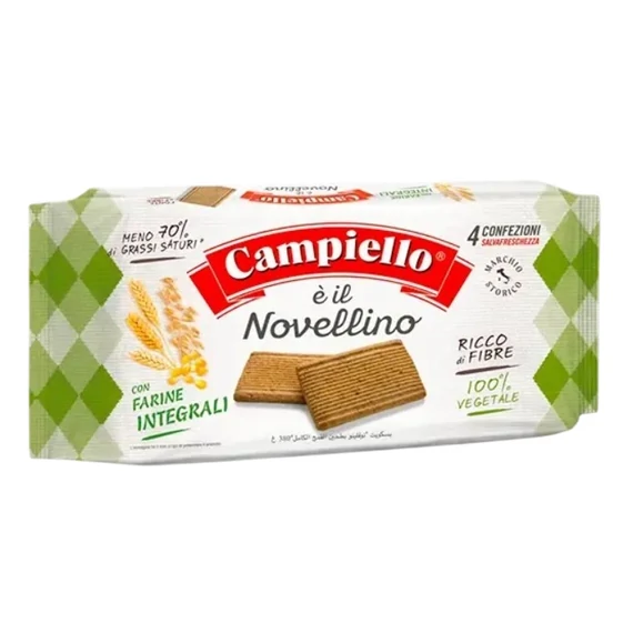 Campiello Novellino keksz 380g teljes kiőrlésű