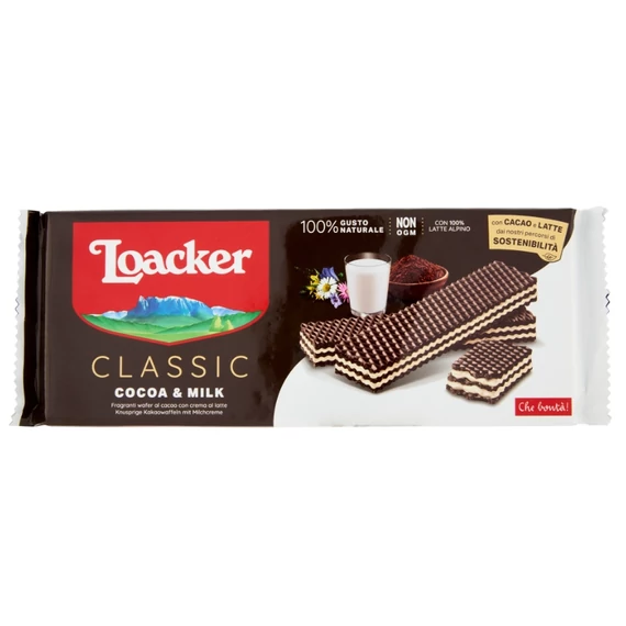 Loacker nápolyi 175g kakaós-tejes