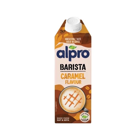 Alpro Barista karamell ízű zab- és szójaital 1L