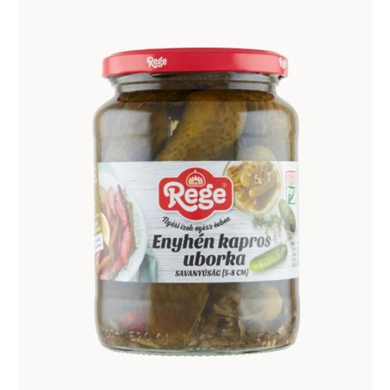 Rege enyhén kapros uborka 5-8 cm 680g