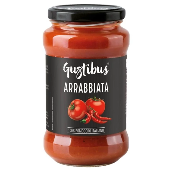 Gustibus Arrabbiata szósz 400g paradicsommal