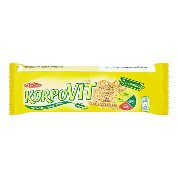 Győri Korpovit keksz 174g 