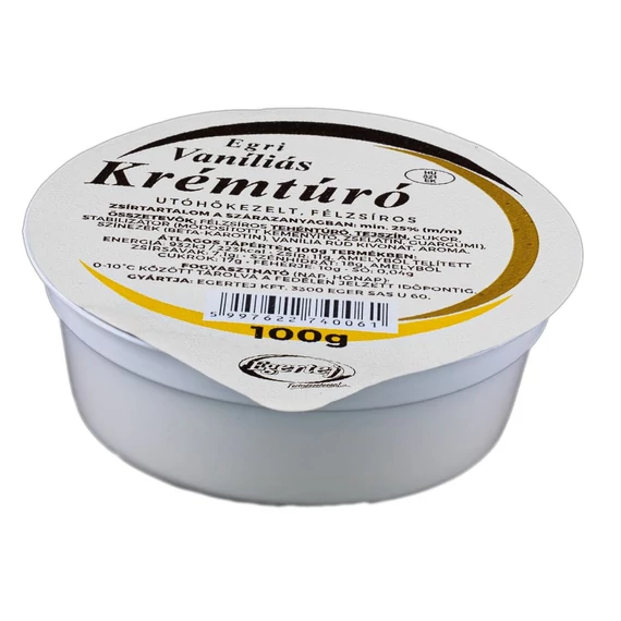 Eger vaníliás krémtúró 100g