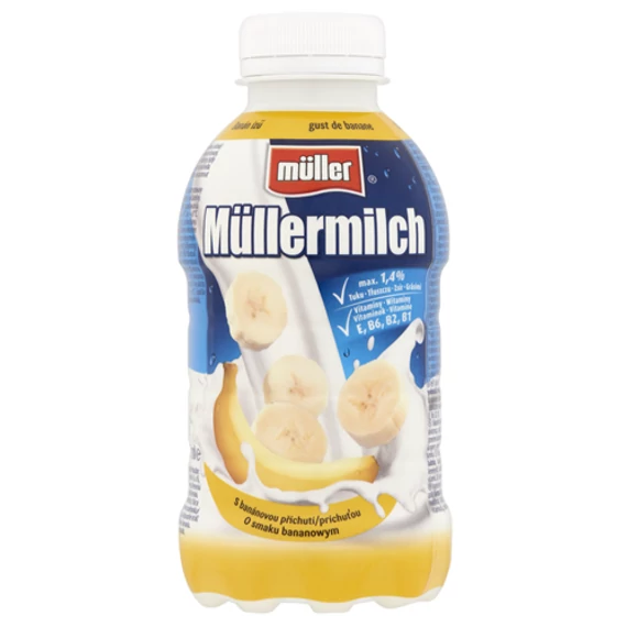 Müller Tej 400ml banán
