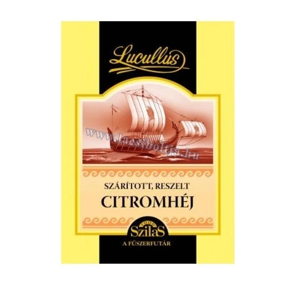 Lucullus citromhéj szárított 10g reszelt (10)