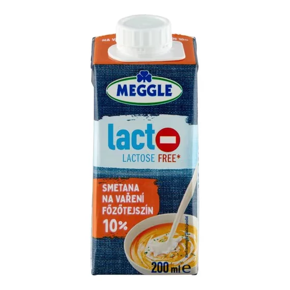 Meggle LAKTÓZMENTES -- főzőtejszín 10% 200ml