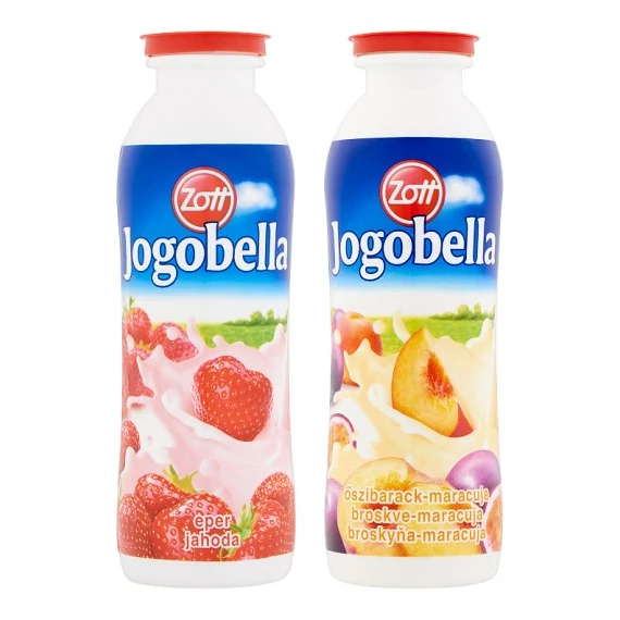 Zott Jogobella drink 250g barack-eper