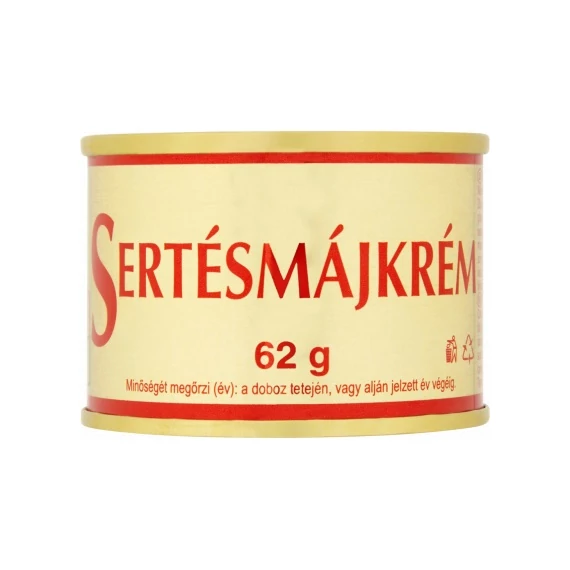 Szegedi sertésmájkrém 62g TZ.