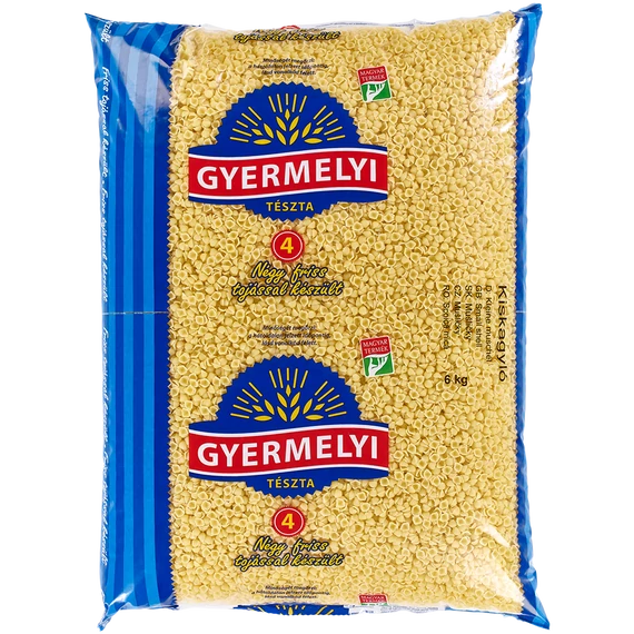 Gyermelyi tészta 4T 6kg kiskagyló 