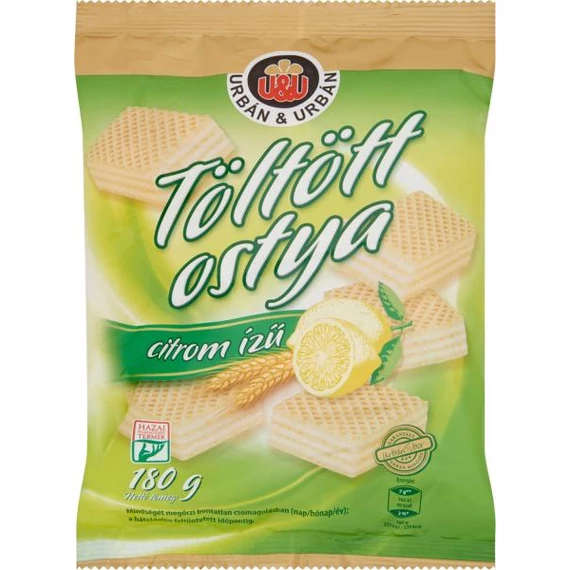 Urbán ostya 180g citromos töltött