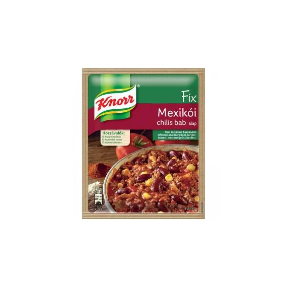 Knorr alap raf. 50g Mexikói chilis bab