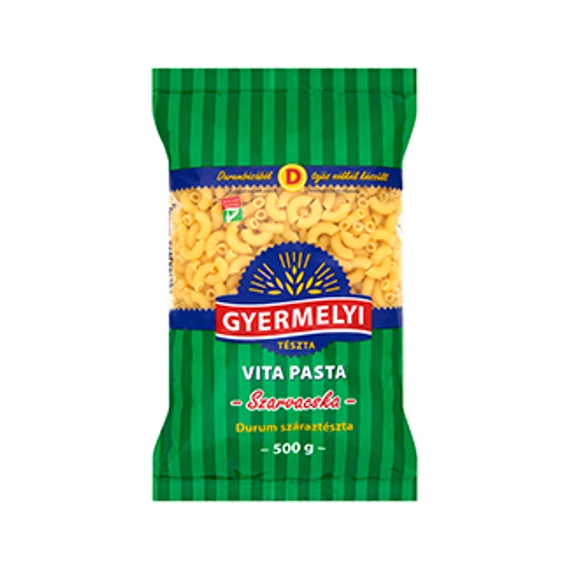 Gyermelyi tészta 500g szarvacska (chifferi) Vita Pasta