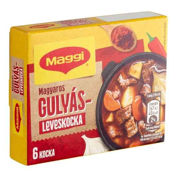 Maggi kocka 60g gulyásleves