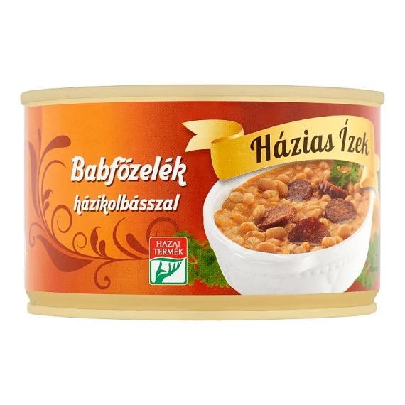 Házias ízek babfőzelék 400g kolbásszal