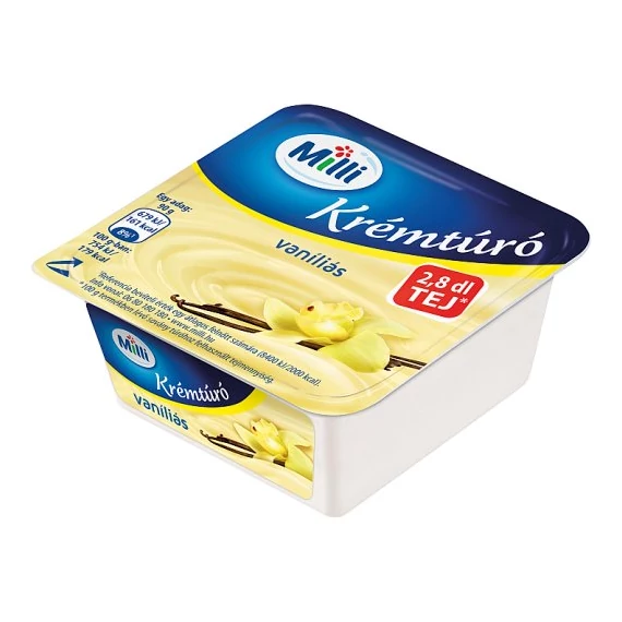 Milli krémtúró 90g vanília
